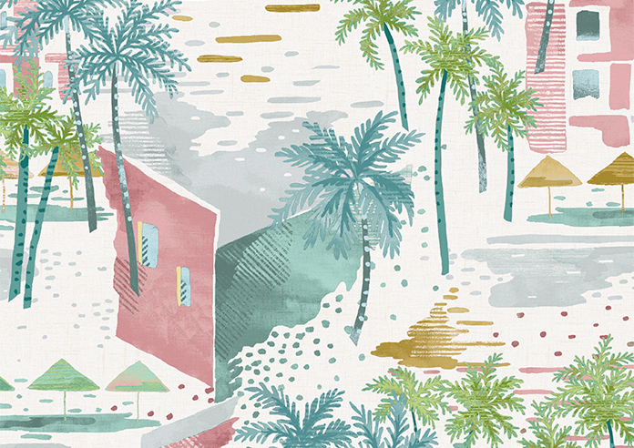 Sunset Boulevard, Brights - Motorised Roman Blind - Image 7